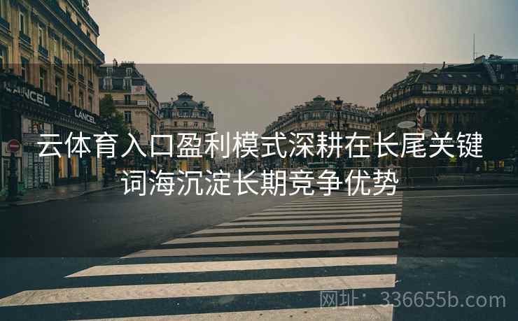 云体育入口盈利模式深耕在长尾关键词海沉淀长期竞争优势