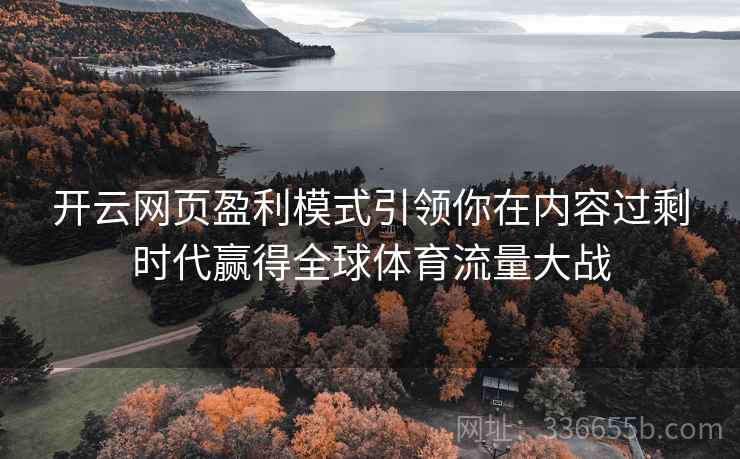 开云网页盈利模式引领你在内容过剩时代赢得全球体育流量大战