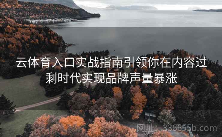 云体育入口实战指南引领你在内容过剩时代实现品牌声量暴涨
