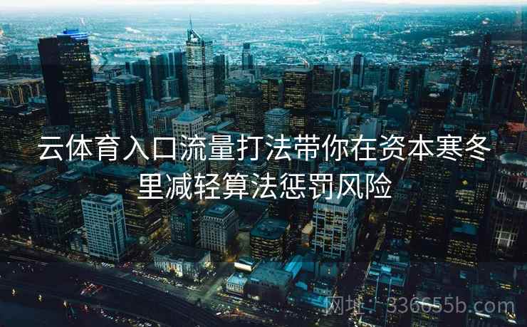 云体育入口流量打法带你在资本寒冬里减轻算法惩罚风险