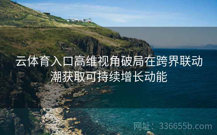 云体育入口高维视角破局在跨界联动潮获取可持续增长动能