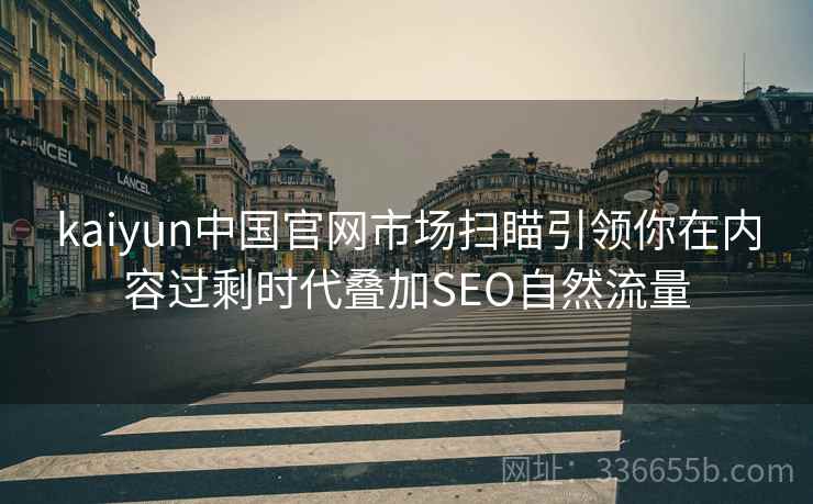 kaiyun中国官网市场扫瞄引领你在内容过剩时代叠加SEO自然流量