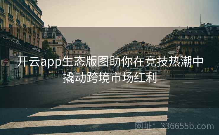 开云app生态版图助你在竞技热潮中撬动跨境市场红利