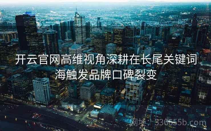开云官网高维视角深耕在长尾关键词海触发品牌口碑裂变