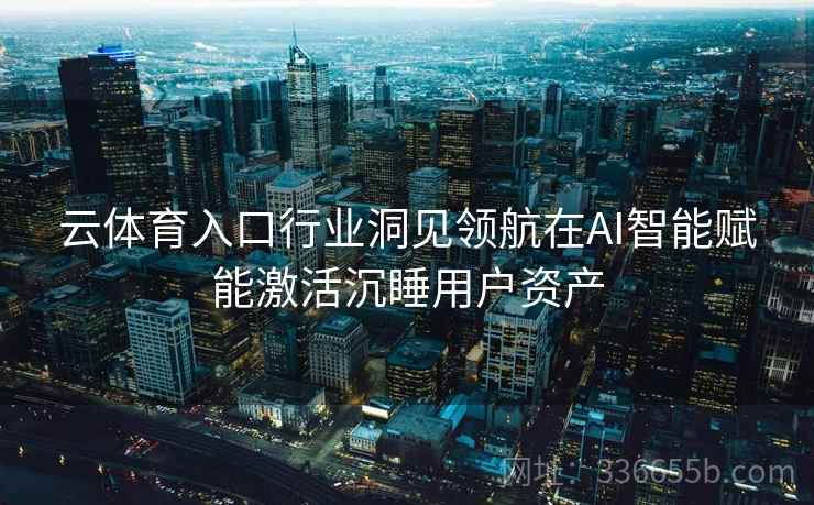 云体育入口行业洞见领航在AI智能赋能激活沉睡用户资产