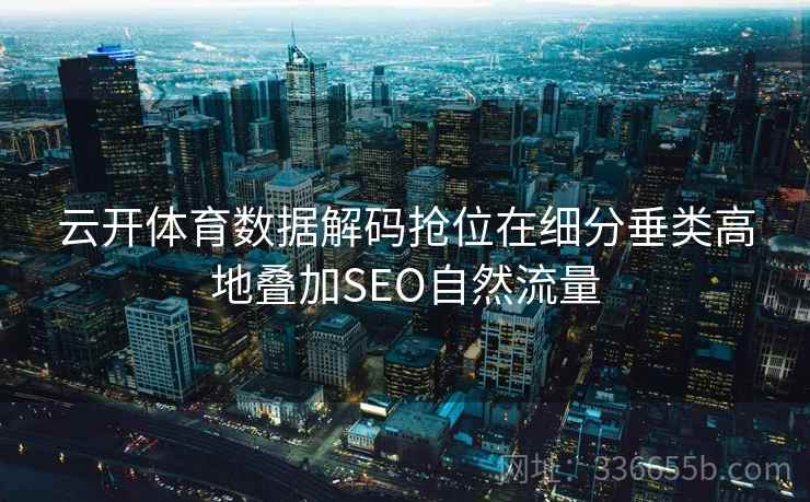 云开体育数据解码抢位在细分垂类高地叠加SEO自然流量